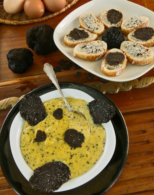 Photos culinaires : Rape à truffe
